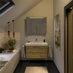 Pelipal Trentino Möbelkombination Mit Keramikwaschtisch 92 Cm, SPS 3D Mit LED Leuchte Im Kranzboden -Badezimmer Verkaufs-Shop hersteller pelipal trentino komplettanlagen keramikwaschtisch 2 6954953