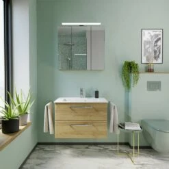 Pelipal Trentino Möbelkombination Mit Mineralmarmorwaschtisch 77 Cm, SPS LED Aufbauleuchte -Badezimmer Verkaufs-Shop hersteller pelipal trentino komplettanlagen mineralmarmorwaschtisch 2 6953901