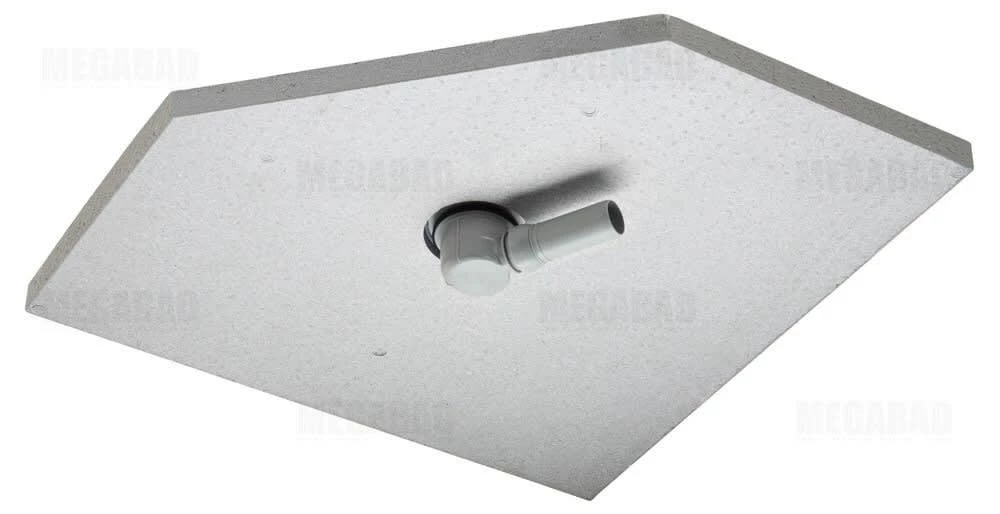 Poresta BF Bodenebenes-Duschelement Fünfeckig 100 X 100 X 4,5 Cm 4 Poresta BF Bodenebenes-Duschelement Fünfeckig 100 X 100 X 4,5 Cm – Bild 2