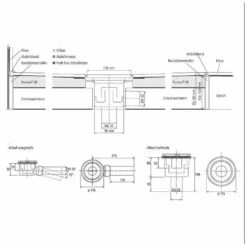 Poresta BF KMK Duschsystem 150 X 90 X 5 Cm -Badezimmer Verkaufs-Shop hersteller poresta systems bodenebene duschsysteme bf 2944741