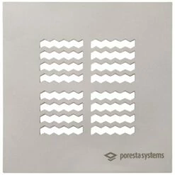 Poresta Systems Design Edelstahlrost Flow