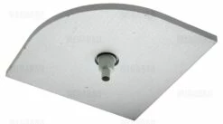 Poresta BF Bodenebenes-Duschelement Viertelkreis 100 X 100 X 4,5 Cm -Badezimmer Verkaufs-Shop hersteller poresta systems bodenebenes duschsystem bf 100 411635