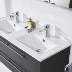 Steinkamp Life 2.0 Badmöbel Set 120 Cm Mit Pelipal Doppelwaschtisch Und Spiegelschrank -Badezimmer Verkaufs-Shop hersteller steinkamp badmoebel moebelsets life 2 3531608