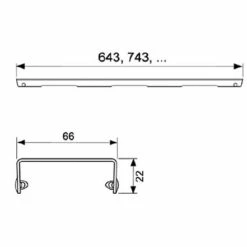 TECE TECEdrainline Designrost Basic Für Duschrinne Gerade 150 Cm Gebürstet 5 TECE TECEdrainline Designrost Basic Für Duschrinne Gerade 150 Cm Gebürstet -Badezimmer Verkaufs-Shop hersteller tece drainline designroste fliesenmulde basic 532423