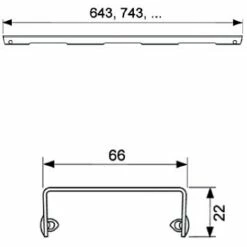 TECE TECEdrainline Designrost Drops Für Duschrinne Gerade 90 Cm Poliert -Badezimmer Verkaufs-Shop hersteller tece drainline designroste fliesenmulde drops 532376