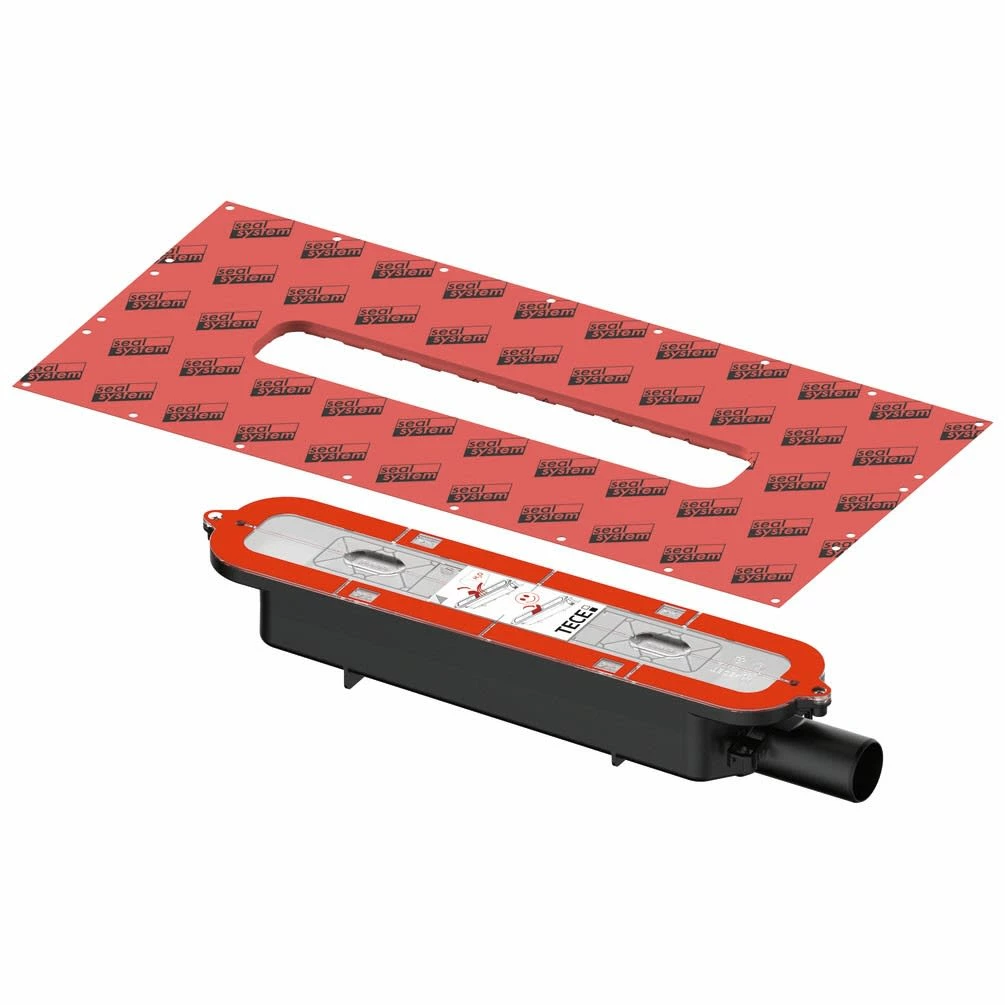 TECE TECEdrainprofile Ablauf "Flach", Auslauf Seitlich 3 TECE TECEdrainprofile Ablauf "Flach", Auslauf Seitlich