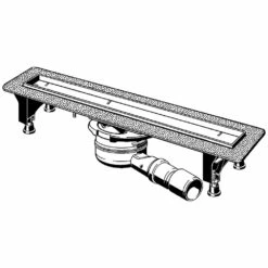 Viega Advantix Duschrinne 120 Cm Mit Advantix-Rost Visign ER13 Befliesbar