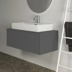 Ideal Standard Conca Waschtischpaket 100 X 49,5 Cm, Mit Hahnloch, Mit Spiegel, 1 Auszug -Badezimmer Verkaufs-Shop ideal standard badmoebel conca waschtischpakete 80 7117761