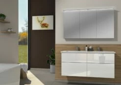 Sanipa 3way Möbelset Inkl. Spiegelschrank "MALTE", 130 Cm, Mit Push To Open -Badezimmer Verkaufs-Shop marken sanipa 3way 3860066