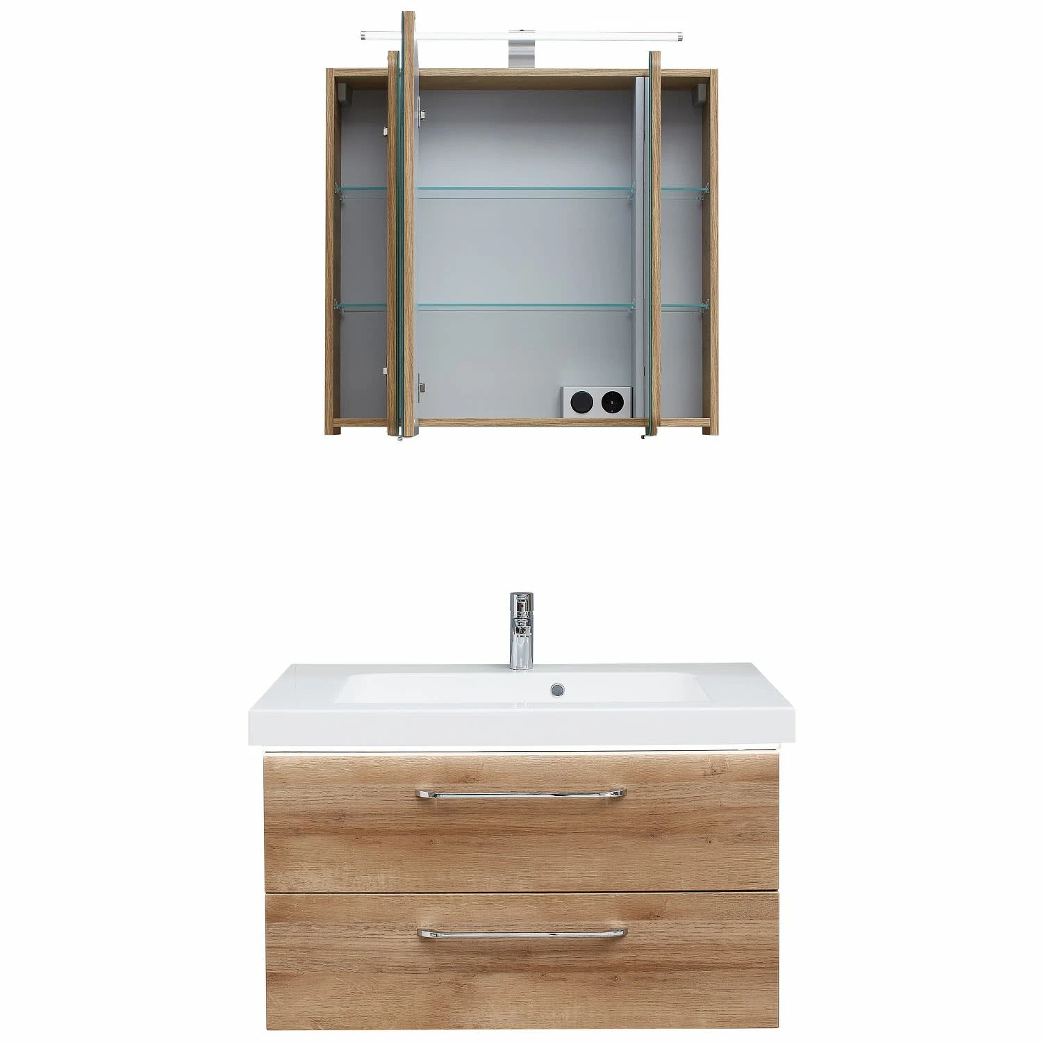 Pelipal Balto Waschtischkombination Mit Mineralmarmorwaschtisch 92 Cm, Griff Z1 Und Spiegelschrank 4 Pelipal Balto Waschtischkombination Mit Mineralmarmorwaschtisch 92 Cm, Griff Z1 Und Spiegelschrank – Bild 2