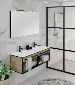 Pianura Giulia Badmöbel Set 121 Cm Mit LED-Lichtspiegel -Badezimmer Verkaufs-Shop pianura giulia badmoebel sets 121 cm 10250018