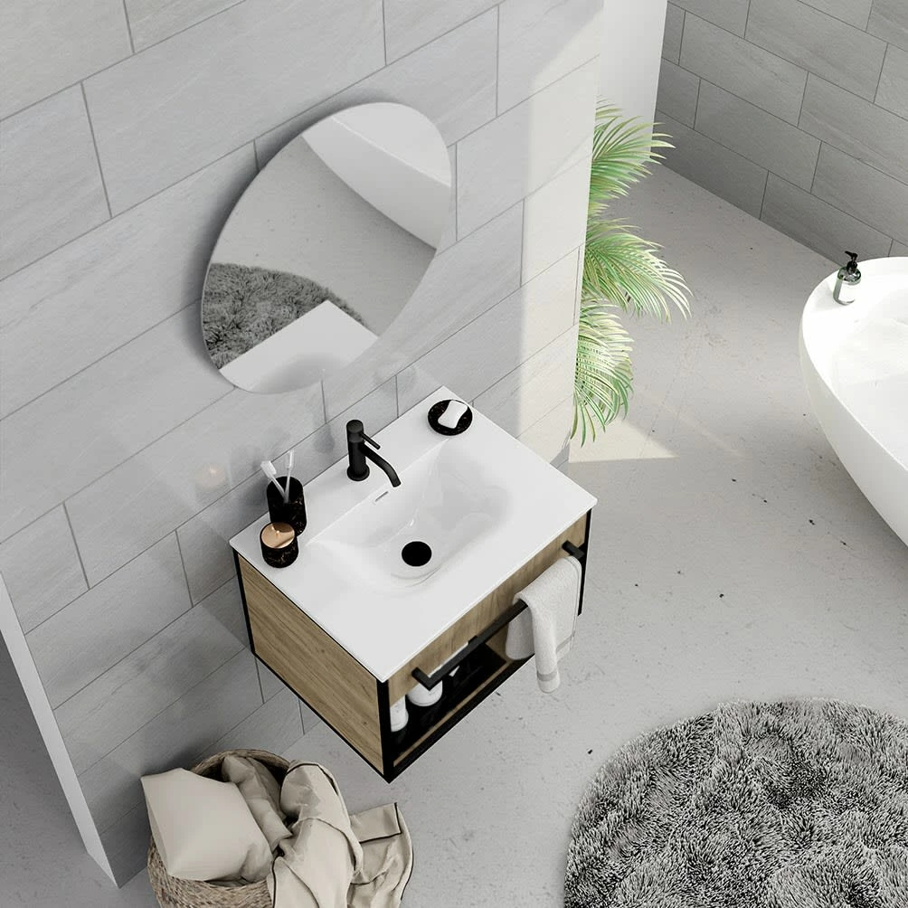 Pianura Giulia Badmöbel Set 61 Cm Mit Spiegel 4 Pianura Giulia Badmöbel Set 61 Cm Mit Spiegel – Bild 2