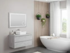 Pianura Stella Badmöbel Set 80,5 Cm Mit LED-Lichtspiegel -Badezimmer Verkaufs-Shop pianura stella badmoebel sets 80 5 10232363