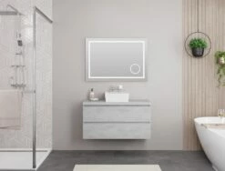 Pianura Stella Badmöbel Set 80,5 Cm Mit LED-Lichtspiegel -Badezimmer Verkaufs-Shop pianura stella badmoebel sets 80 5 10233398