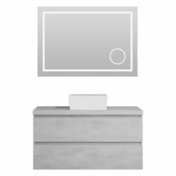 Pianura Stella Badmöbel Set 80,5 Cm Mit LED-Lichtspiegel