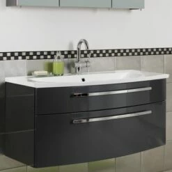 Puris Speed Badmöbelset 80 Cm Mit Spiegelschrank 3, Keramik Waschtisch Und Waschtischunterschrank -Badezimmer Verkaufs-Shop puris speed badmoebel sets badmoebelset 80 9138989