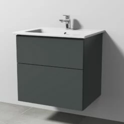 Sanipa 3way Möbelset-2 Inkl. Lichtspiegel "LUCY", 65 Cm, Mit Push To Open