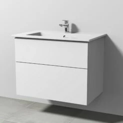 Sanipa 3way Möbelset Inkl. Spiegelschrank "ARND", 80 Cm, Mit Push To Open