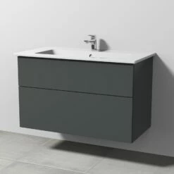 Sanipa 3way Möbelset Inkl. Spiegelschrank "ARND", 100 Cm, Mit Push To Open