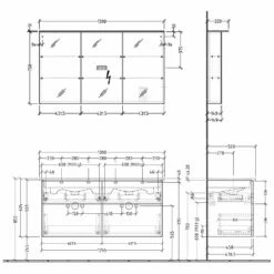 Sanipa 3way Möbelset Inkl. Spiegelschrank "MALTE", 130 Cm, Mit Push To Open -Badezimmer Verkaufs-Shop sanipa 3way badmoebel sets moebelset inkl 3892355