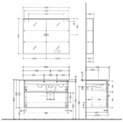 Sanipa 3way Möbelset Inkl. Spiegelschrank "ARND", 100 Cm, Becken Rechts -Badezimmer Verkaufs-Shop sanipa 3way badmoebel sets moebelset inkl 6358192
