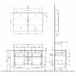 Sanipa 3way Möbelset Inkl. Spiegelschrank "ARND", 120 Cm -Badezimmer Verkaufs-Shop sanipa 3way badmoebel sets moebelset inkl 6358201