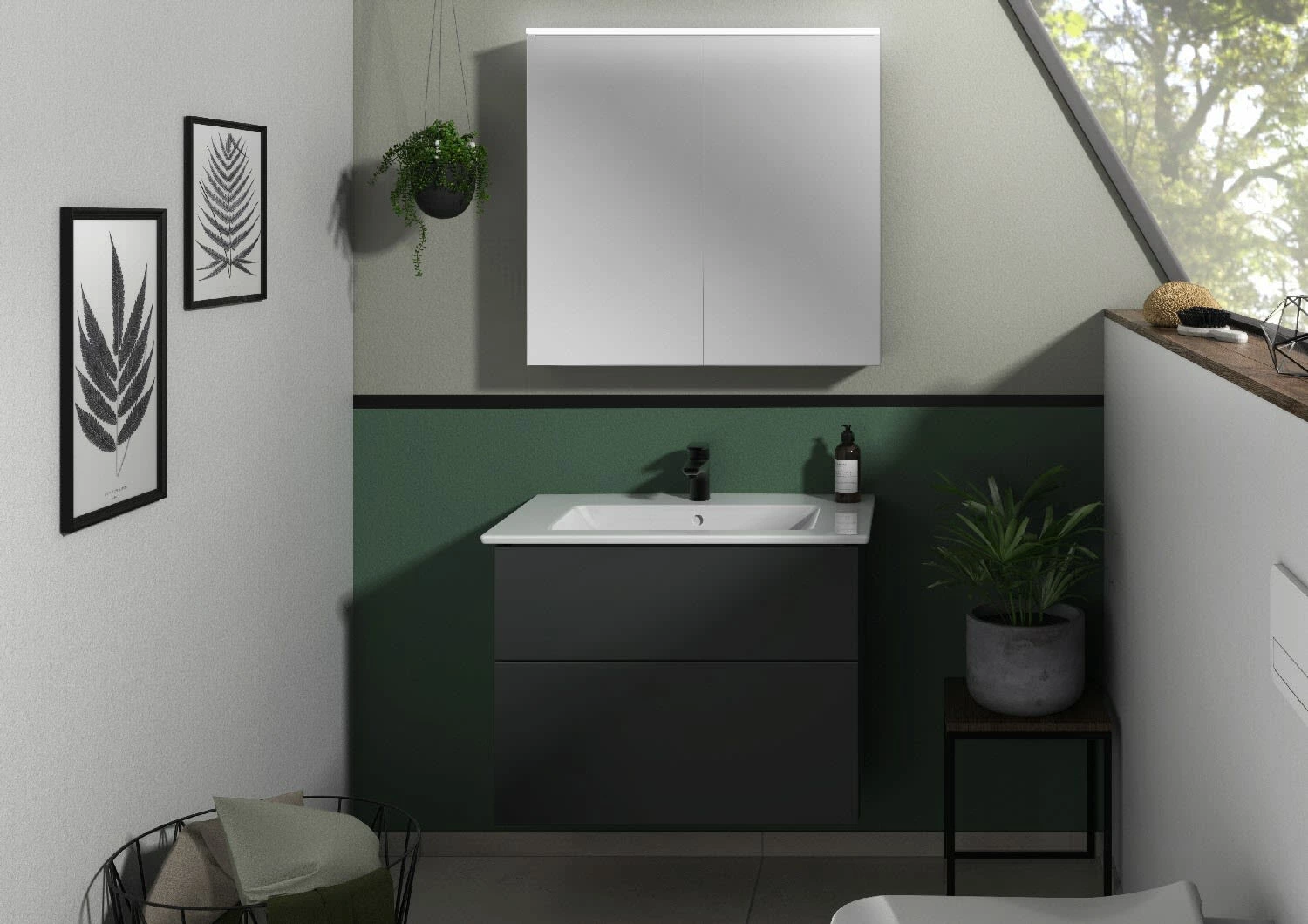 Sanipa 3way Möbelset Inkl. Spiegelschrank "ARND", 80 Cm 7 Sanipa 3way Möbelset Inkl. Spiegelschrank "ARND", 80 Cm – Bild 5