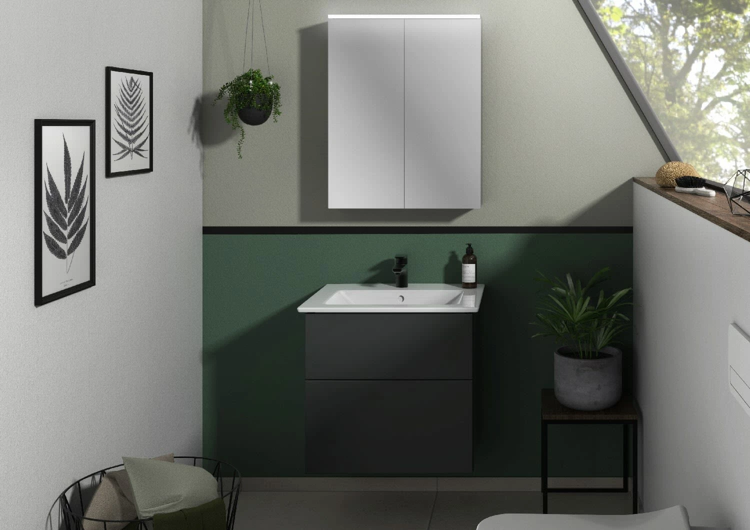 Sanipa 3way Möbelset Inkl. Spiegelschrank "ARND", 65 Cm, Mit Push To Open 7 Sanipa 3way Möbelset Inkl. Spiegelschrank "ARND", 65 Cm, Mit Push To Open – Bild 5