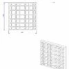Schedel Plan Unterbauelement Mit Waben 100 X 100 X 8 Cm -Badezimmer Verkaufs-Shop schedel unterbauelemente mit wabentechnik plan 100 3792419