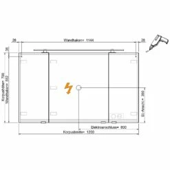 Steinkamp Life 2.0 Badmöbel Set 121 Cm Mit LED-Spiegelschrank -Badezimmer Verkaufs-Shop steinkamp badmoebel life 2 moebelsets waschtischkombination 8357890