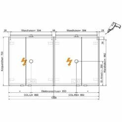 Steinkamp Life 2.0 Badmöbel Set 121 Cm Mit LED-Spiegelschrank, Doppelwaschtisch -Badezimmer Verkaufs-Shop steinkamp badmoebel life 2 moebelsets waschtischkombination 8357986