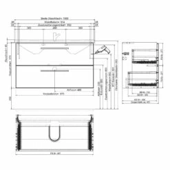 Steinkamp Living 2.0 Badmöbel Set 100 Cm Mit Spiegelschrank -Badezimmer Verkaufs-Shop steinkamp badmoebel living 2 moebelsets mit 8398753