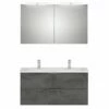 Steinkamp Living 2.0 Badmöbel Set 120 Cm Mit Spiegelschrank -Badezimmer Verkaufs-Shop steinkamp badmoebel living 2 moebelsets mit 8398978
