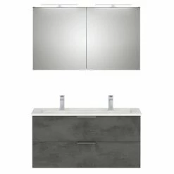 Steinkamp Living 2.0 Badmöbel Set 120 Cm Mit Spiegelschrank