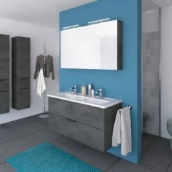 Steinkamp Living 2.0 Badmöbel Set 120 Cm Mit Spiegelschrank -Badezimmer Verkaufs-Shop steinkamp badmoebel living 2 moebelsets mit 8398987
