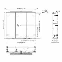 Steinkamp Living 2.0 / GROHE Cube Badmöbel Set 80 Cm Mit Spiegelschrank Inkl. Raumsparsiphon -Badezimmer Verkaufs-Shop steinkamp badmoebel living 2 moebelsets mit 8468128
