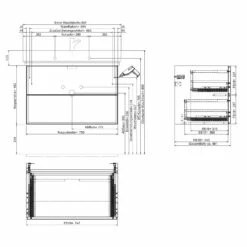 Steinkamp Living 2.0 / GROHE Cube Badmöbel Set 80 Cm Mit Spiegelschrank Inkl. Raumsparsiphon -Badezimmer Verkaufs-Shop steinkamp badmoebel living 2 moebelsets mit 8468131
