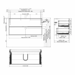 Steinkamp Living 2.0 / GROHE Essence Badmöbel Set 100 Cm Mit Spiegelschrank -Badezimmer Verkaufs-Shop steinkamp badmoebel living 2 moebelsets mit 8485411