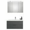 Steinkamp Living 2.0 / GROHE Essence Badmöbel Set 100 Cm Mit Spiegelschrank -Badezimmer Verkaufs-Shop steinkamp badmoebel living 2 moebelsets mit 8485417
