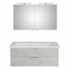 Steinkamp Living 2.0 / Villeroy & Boch Subway 3.0 Badmöbel Set 130 Cm Mit Spiegelschrank, 2 Drehtüren -Badezimmer Verkaufs-Shop steinkamp badmoebel living 2 sets mit 12395317