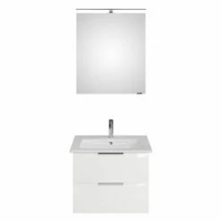 Steinkamp Living 2.0 / Villeroy & Boch Venticello Badmöbel Set 65 Cm Mit Spiegelschrank