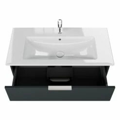 Steinkamp Living 2.0 / Villeroy & Boch Venticello CeramicPlus Badmöbel Set 100 Cm Mit Spiegelschrank -Badezimmer Verkaufs-Shop steinkamp badmoebel living 2 sets mit 12465292