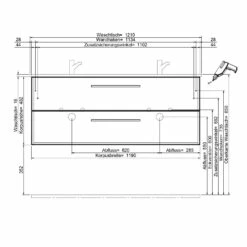 Steinkamp Life 2.0 Badmöbel Set 120 Cm Mit Pelipal Doppelwaschtisch Und Spiegelschrank -Badezimmer Verkaufs-Shop steinkamp badmoebel moebelsets life 2 waschtischkombination 4040079
