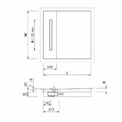 Sturotec Duschboardelement 80 X 80 Cm, Mit Easy-Drain Duschrinne -Badezimmer Verkaufs-Shop sturotec duschboardelemente 80 x cm mit 8891375