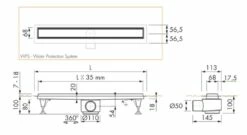 Sturotec Duschrinne 120 Cm, Komplettset Mit Designabdeckung -Badezimmer Verkaufs-Shop sturotec duschrinnen 120 cm komplettset mit 10782395