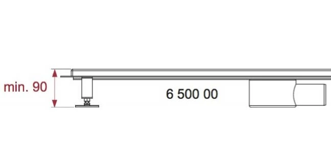TECE TECEdrainline Ablauf Flach, DN 50 Auslauf Seitlich 4 TECE TECEdrainline Ablauf Flach, DN 50 Auslauf Seitlich – Bild 2