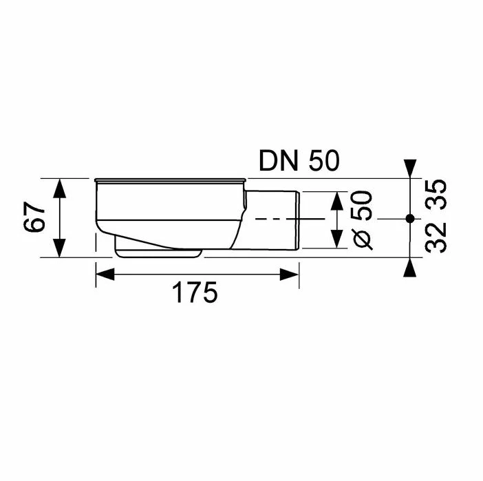TECE TECEdrainline Ablauf Flach, DN 50 Auslauf Seitlich 5 TECE TECEdrainline Ablauf Flach, DN 50 Auslauf Seitlich – Bild 3