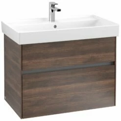 Villeroy & Boch Collaro Waschtisch-Kombination 79 Cm Mit 2 Auszügen Und Spiegel More To See 14 -Badezimmer Verkaufs-Shop villeroy boch alle kollektionen collaro waschtischkombinationen 3800858