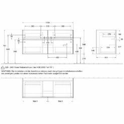 Villeroy & Boch Collaro Waschtisch-Kombination 120 Cm Mit 4 Auszügen Und Spiegel More To See 14 -Badezimmer Verkaufs-Shop villeroy boch alle kollektionen collaro waschtischkombinationen 4172153