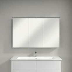 Villeroy & Boch Finero Waschtischunterschrank 120 Cm Mit Waschtisch Und Spiegelschrank, 4 Auszüge -Badezimmer Verkaufs-Shop villeroy boch alle kollektionen finero badmoebel 6366991